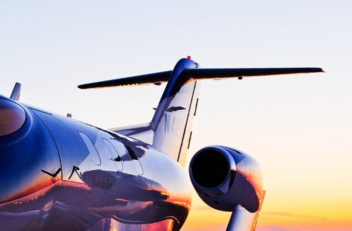 Image of Honda Jet engine.