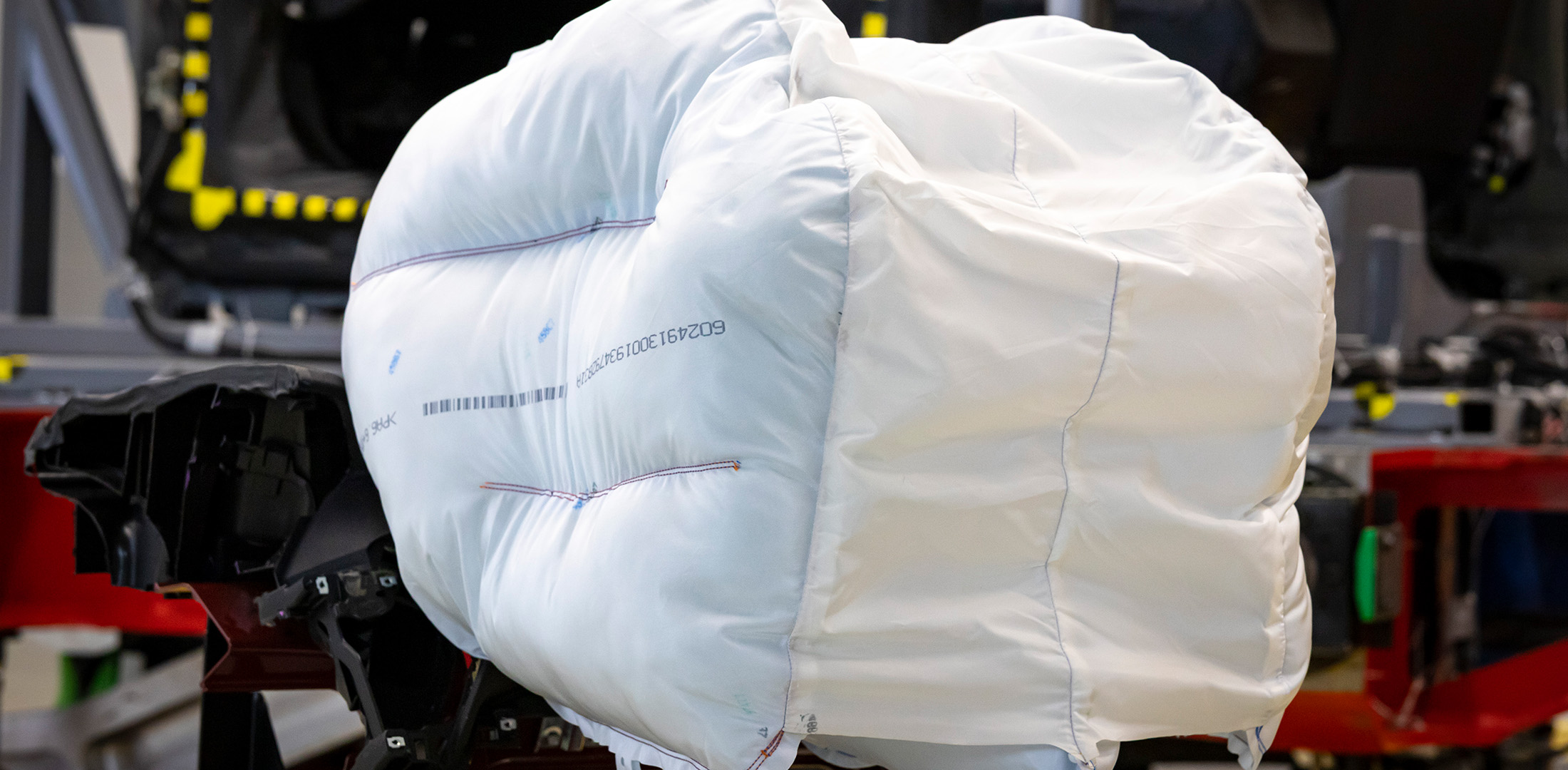 Image d’un nouveau coussin gonflable côté passager avant.